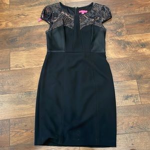 Black cocktail dress